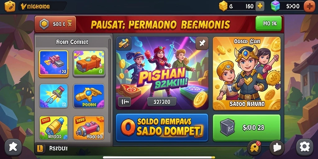 Fitur sosial yang memungkinkan interaksi antar pemain.