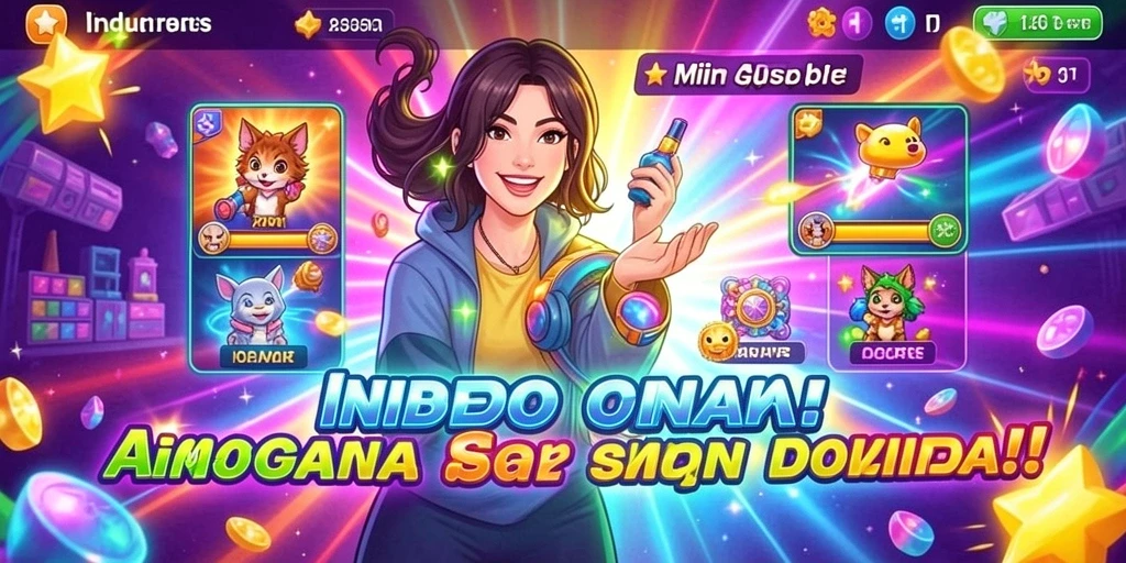 Screenshot level menantang yang penuh aksi.